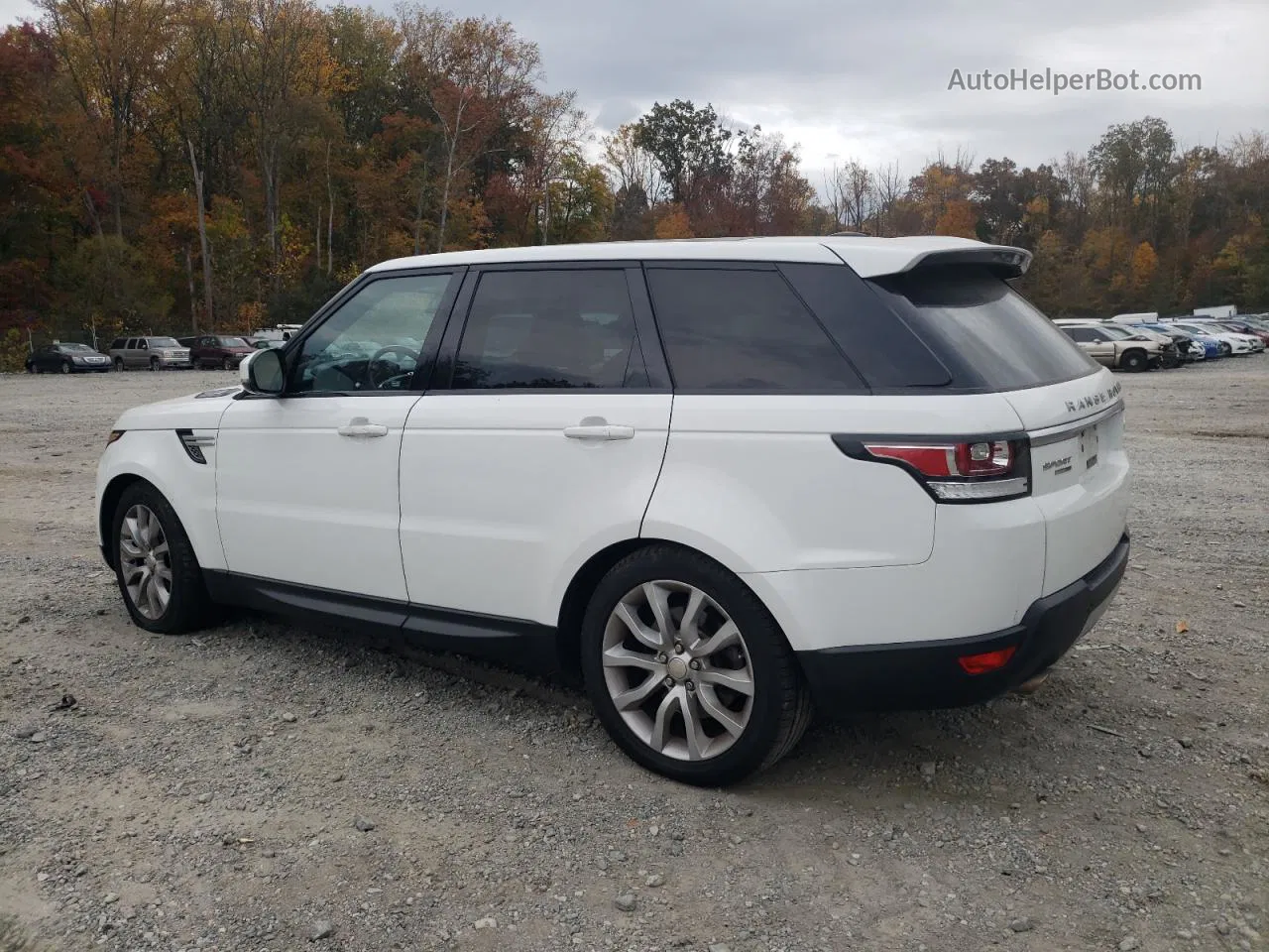 2015 Land Rover Range Rover Sport Hse White vin: SALWR2VF9FA516281