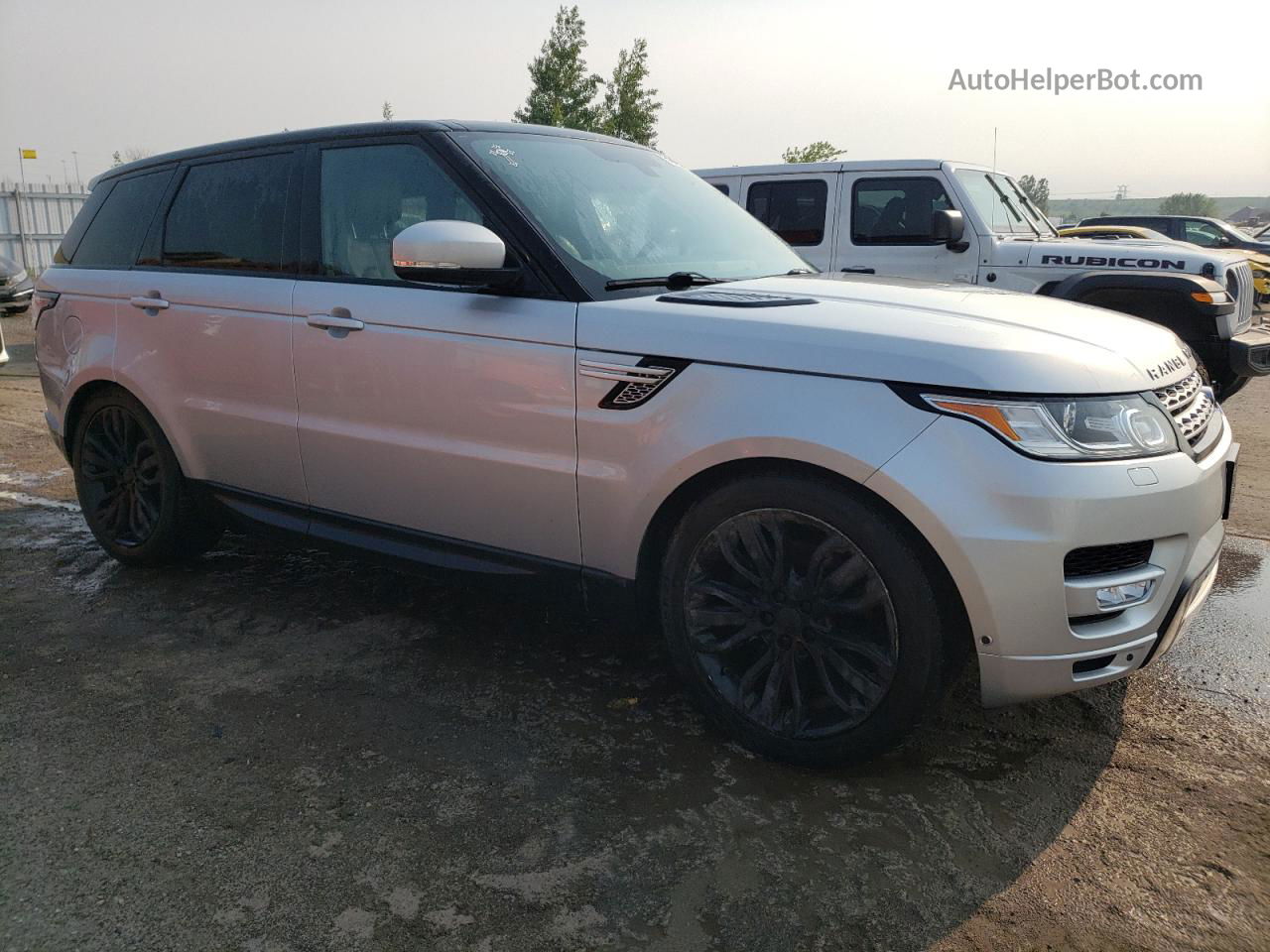 2015 Land Rover Range Rover Sport Hse Серебряный vin: SALWR2VF9FA520332