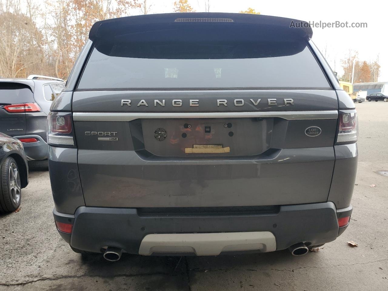 2015 Land Rover Range Rover Sport Hse Серый vin: SALWR2VF9FA541357
