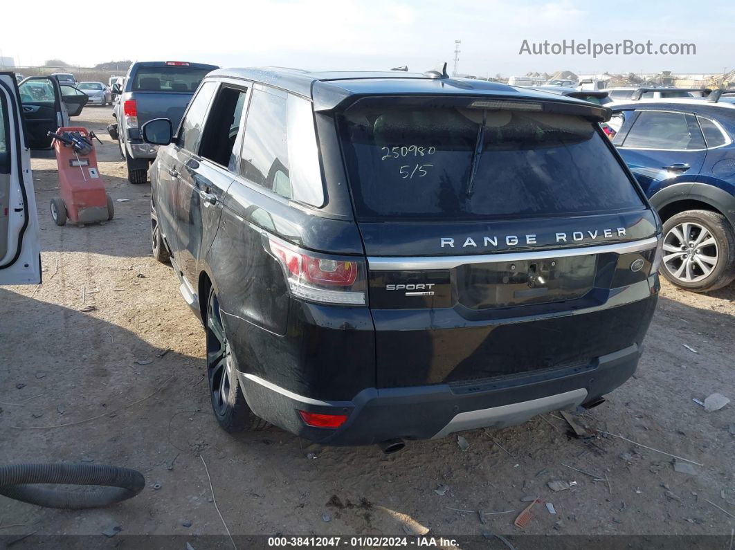 2015 Land Rover Range Rover Sport 3.0l V6 Supercharged Hse Черный vin: SALWR2VF9FA541679