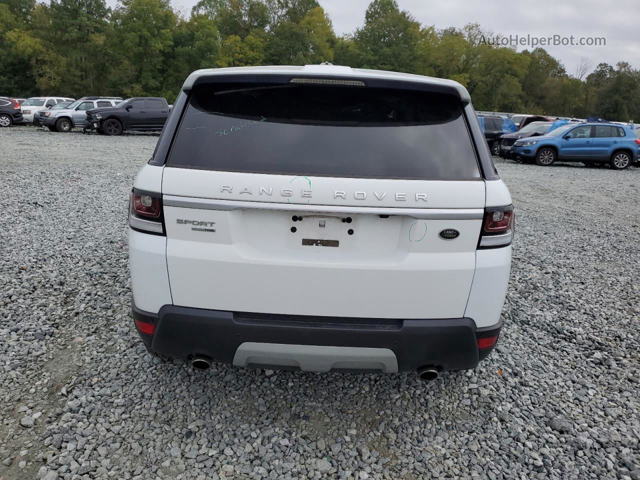 2015 Land Rover Range Rover Sport Hse White vin: SALWR2VF9FA604053