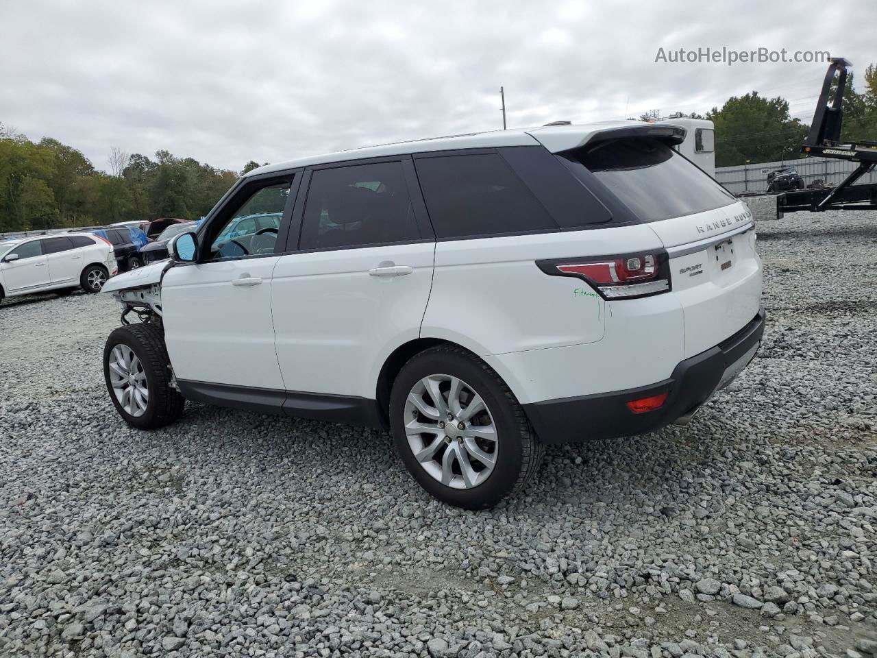2015 Land Rover Range Rover Sport Hse White vin: SALWR2VF9FA604053