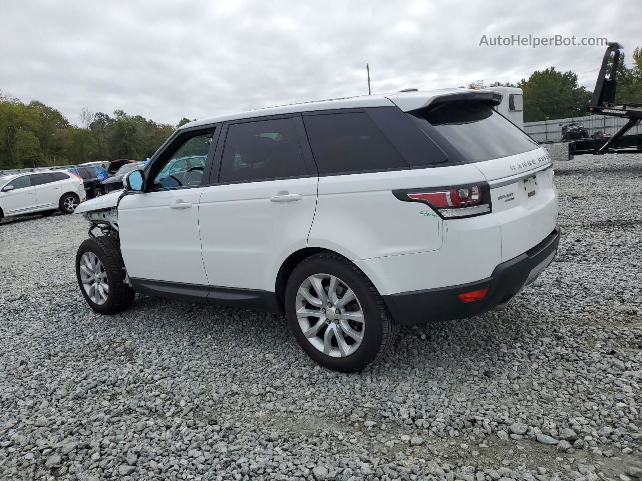 2015 Land Rover Range Rover Sport Hse Белый vin: SALWR2VF9FA604053