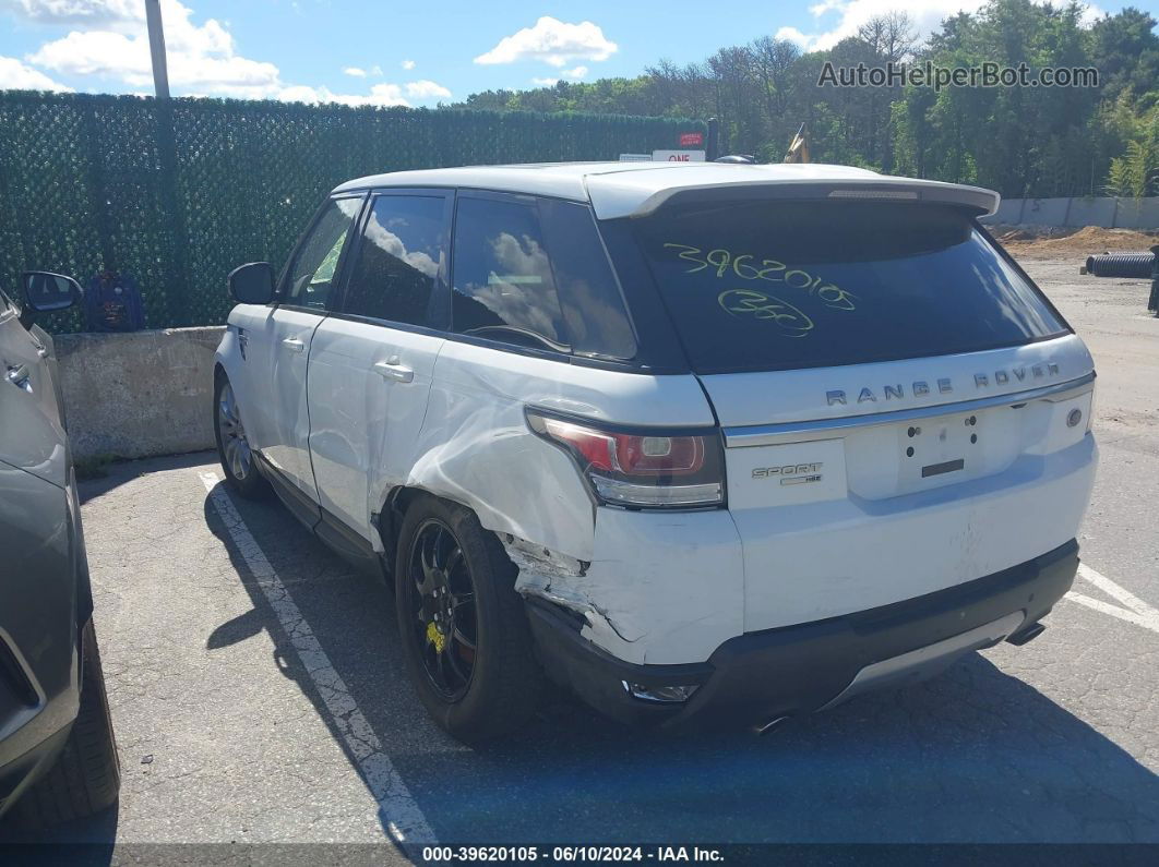 2015 Land Rover Range Rover Sport 3.0l V6 Supercharged Hse White vin: SALWR2VF9FA615814