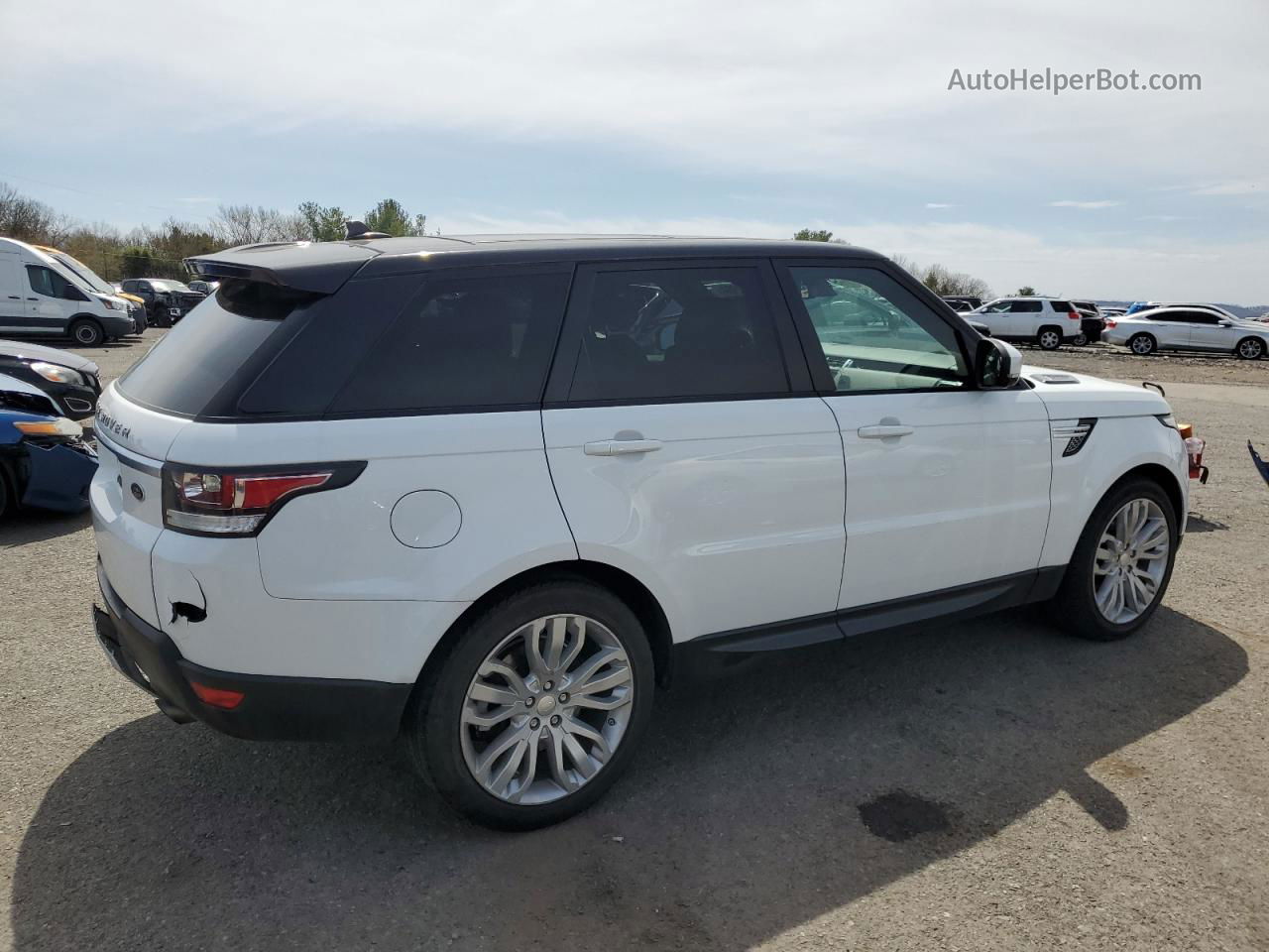 2015 Land Rover Range Rover Sport Hse White vin: SALWR2VFXFA508951