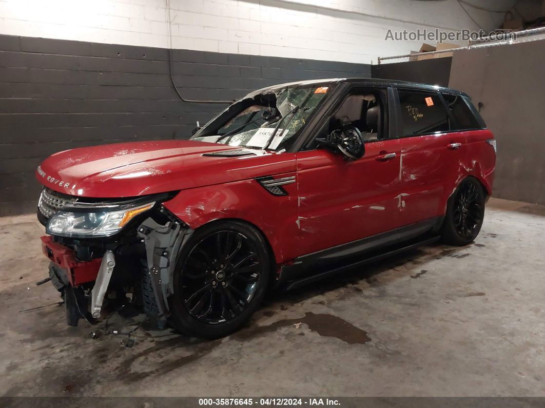 2015 Land Rover Range Rover Sport 3.0l V6 Supercharged Hse Red vin: SALWR2VFXFA516872