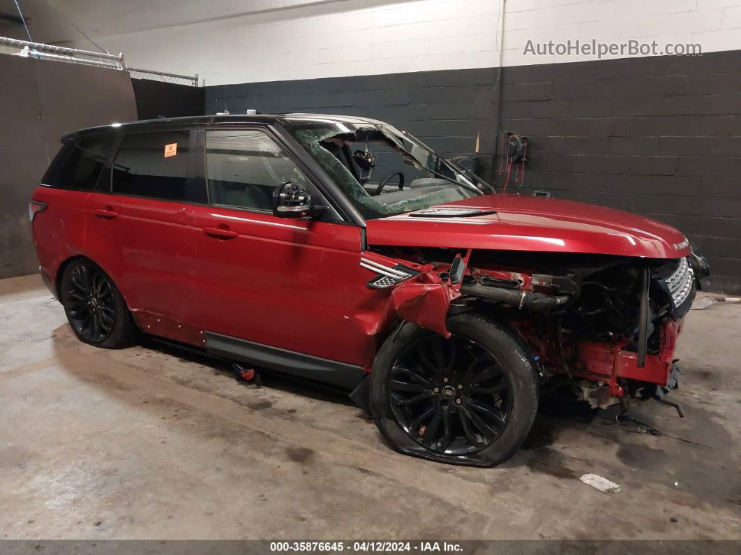 2015 Land Rover Range Rover Sport 3.0l V6 Supercharged Hse Red vin: SALWR2VFXFA516872