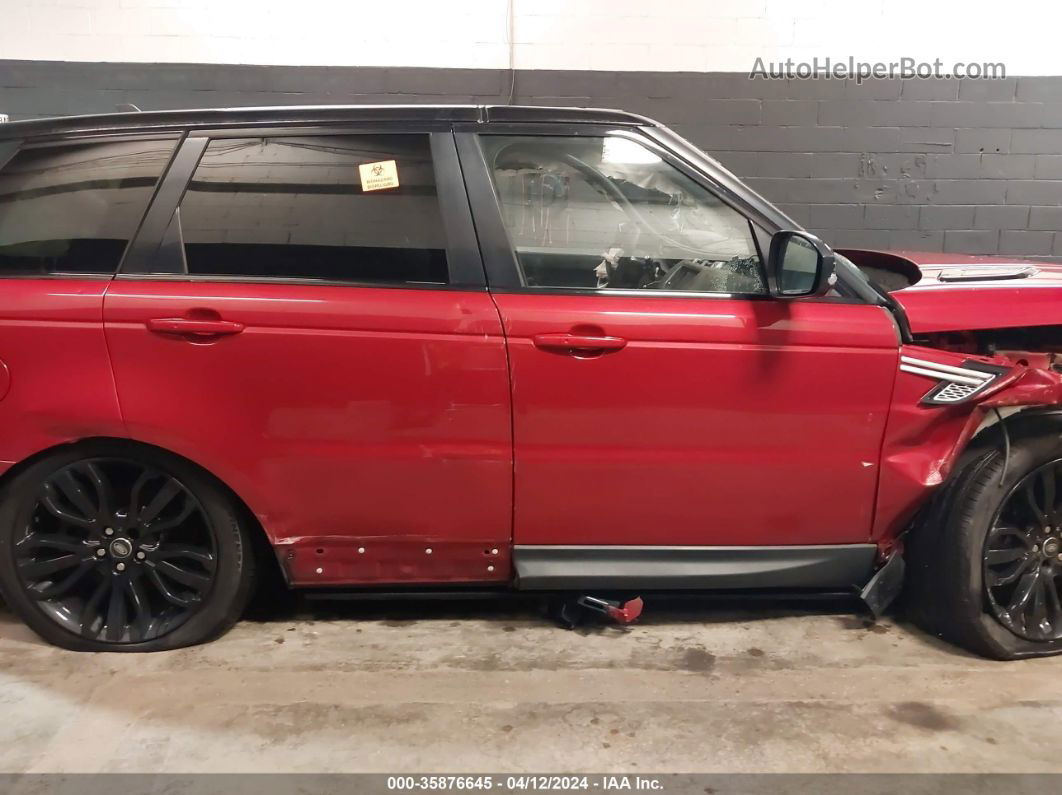 2015 Land Rover Range Rover Sport 3.0l V6 Supercharged Hse Red vin: SALWR2VFXFA516872