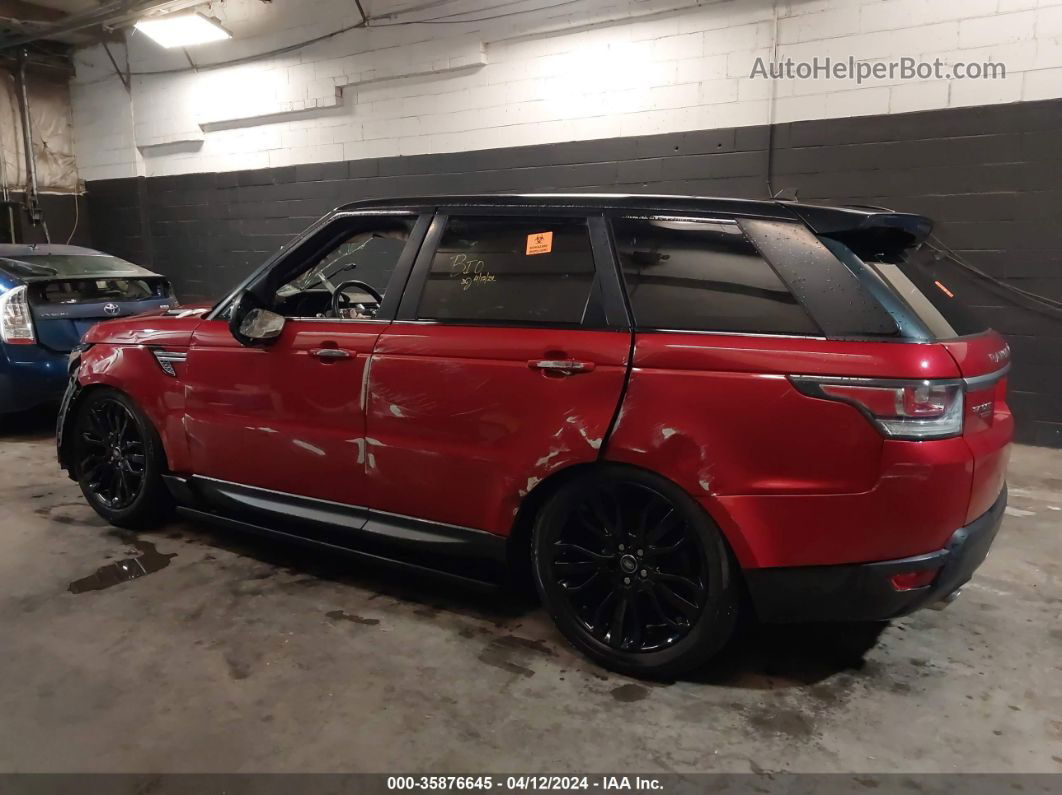 2015 Land Rover Range Rover Sport 3.0l V6 Supercharged Hse Red vin: SALWR2VFXFA516872