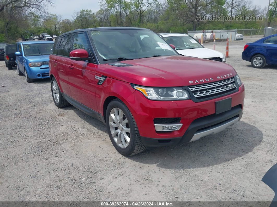 2015 Land Rover Range Rover Sport 3.0l V6 Supercharged Hse Red vin: SALWR2VFXFA517259