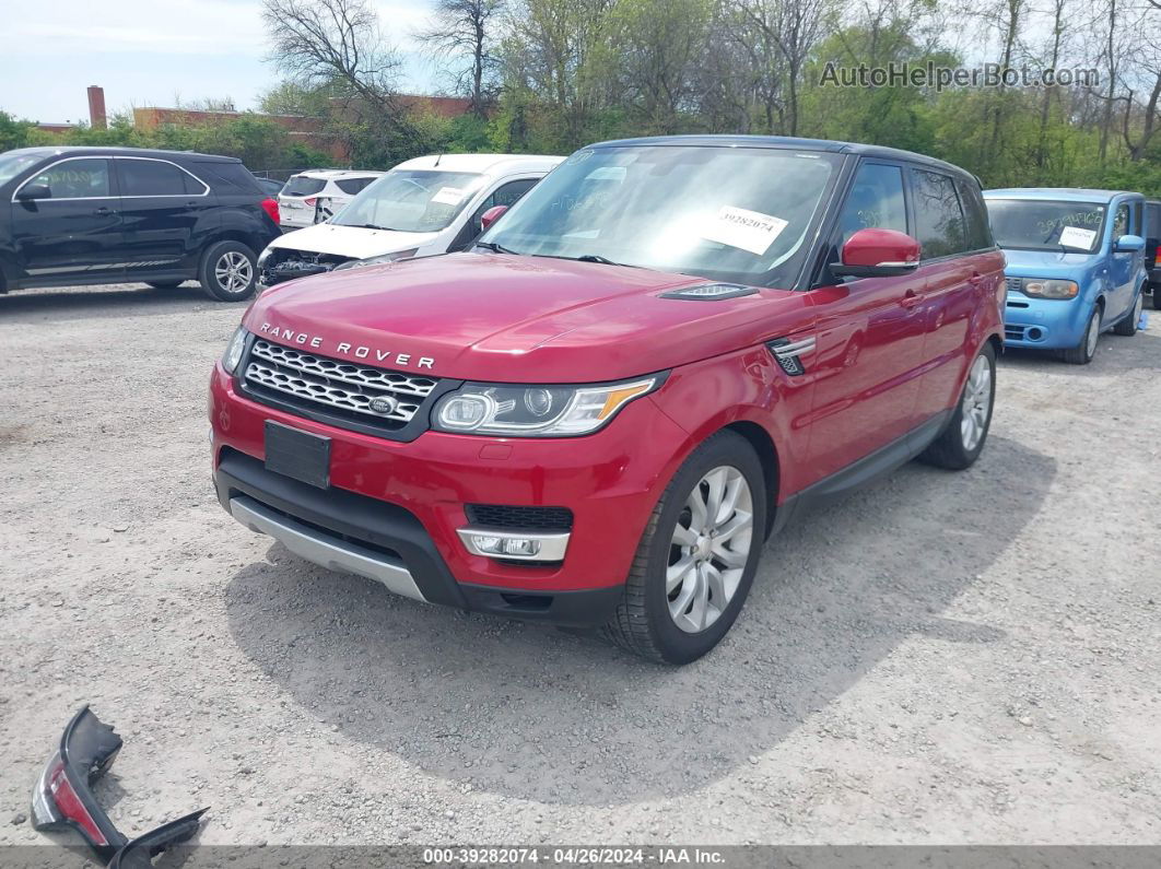 2015 Land Rover Range Rover Sport 3.0l V6 Supercharged Hse Red vin: SALWR2VFXFA517259