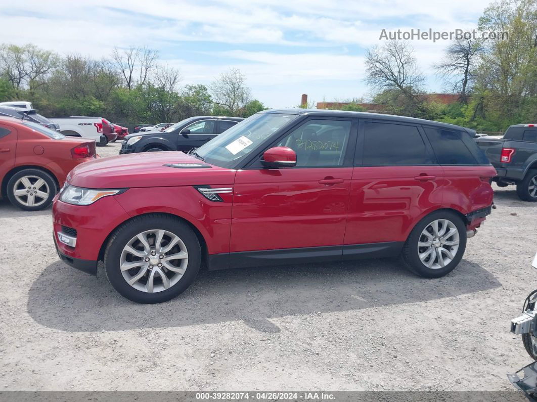 2015 Land Rover Range Rover Sport 3.0l V6 Supercharged Hse Красный vin: SALWR2VFXFA517259