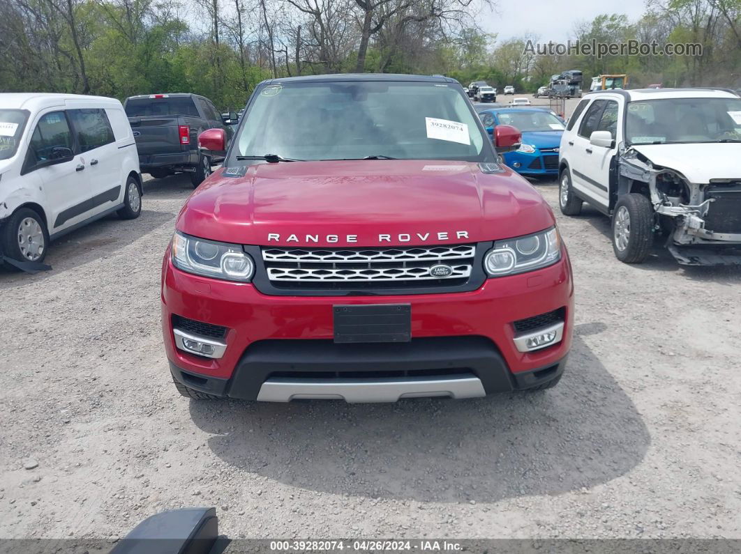 2015 Land Rover Range Rover Sport 3.0l V6 Supercharged Hse Красный vin: SALWR2VFXFA517259