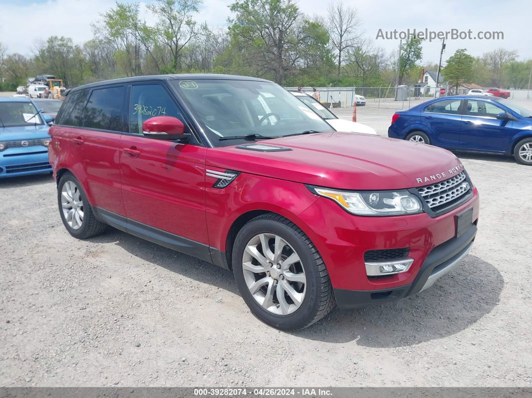 2015 Land Rover Range Rover Sport 3.0l V6 Supercharged Hse Красный vin: SALWR2VFXFA517259