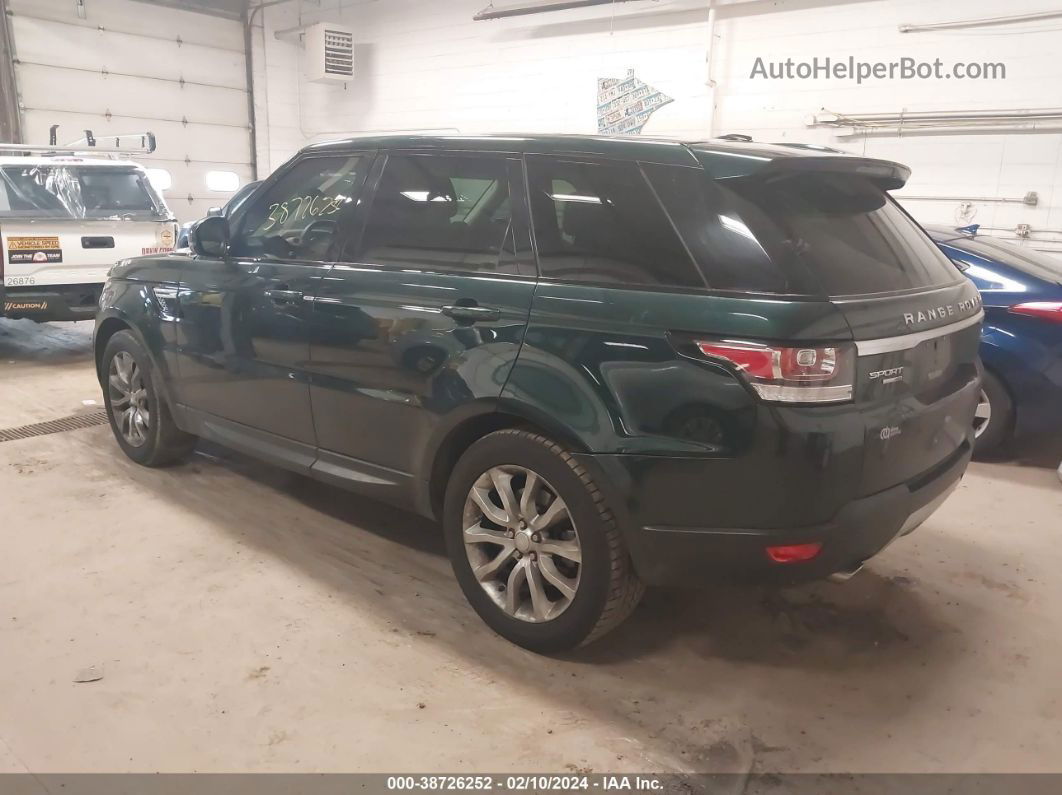 2015 Land Rover Range Rover Sport 3.0l V6 Supercharged Hse Зеленый vin: SALWR2VFXFA517777