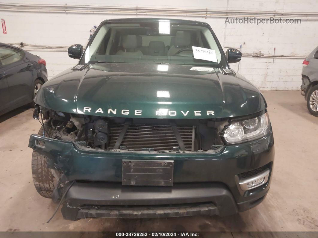 2015 Land Rover Range Rover Sport 3.0l V6 Supercharged Hse Зеленый vin: SALWR2VFXFA517777