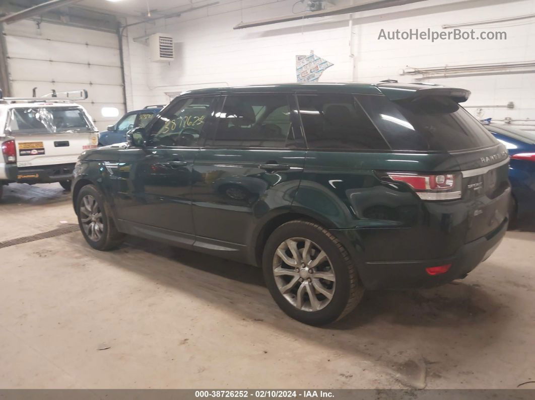 2015 Land Rover Range Rover Sport 3.0l V6 Supercharged Hse Зеленый vin: SALWR2VFXFA517777