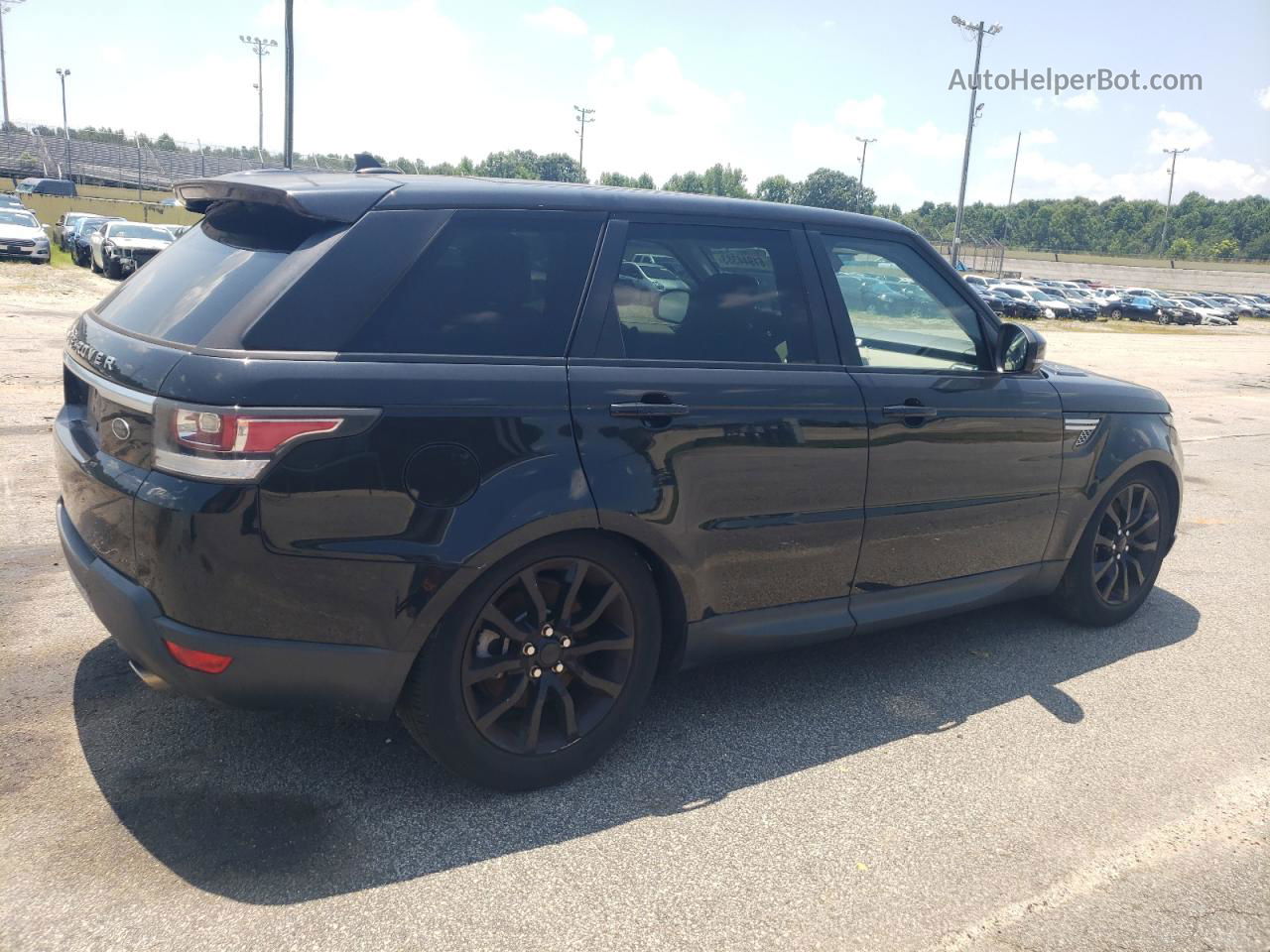 2015 Land Rover Range Rover Sport Hse Черный vin: SALWR2VFXFA518170