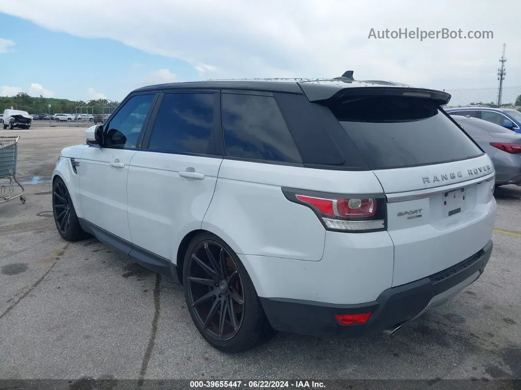 2015 Land Rover Range Rover Sport 3.0l V6 Supercharged Hse Белый vin: SALWR2VFXFA615966