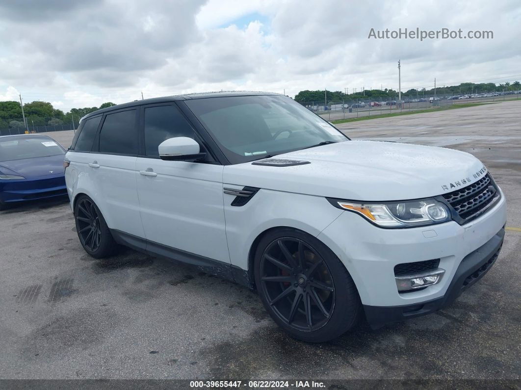 2015 Land Rover Range Rover Sport 3.0l V6 Supercharged Hse Белый vin: SALWR2VFXFA615966