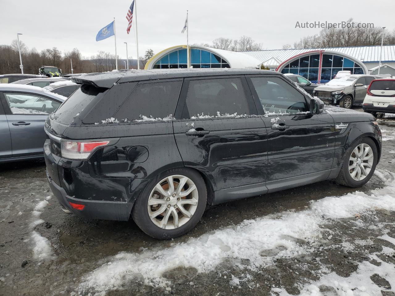 2014 Land Rover Range Rover Sport Hse Black vin: SALWR2WF1EA372688