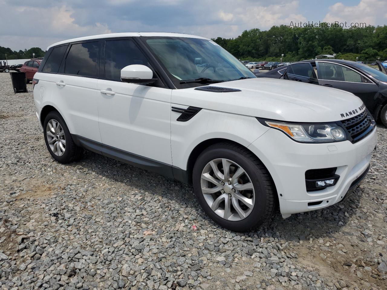 2014 Land Rover Range Rover Sport Hse White vin: SALWR2WF2EA343314