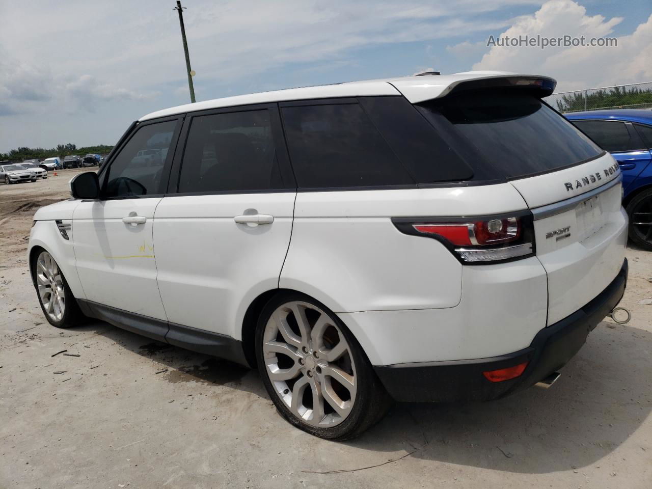 2014 Land Rover Range Rover Sport Hse White vin: SALWR2WF2EA353003