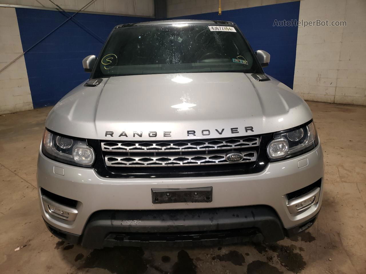 2014 Land Rover Range Rover Sport Hse Silver vin: SALWR2WF2EA358072