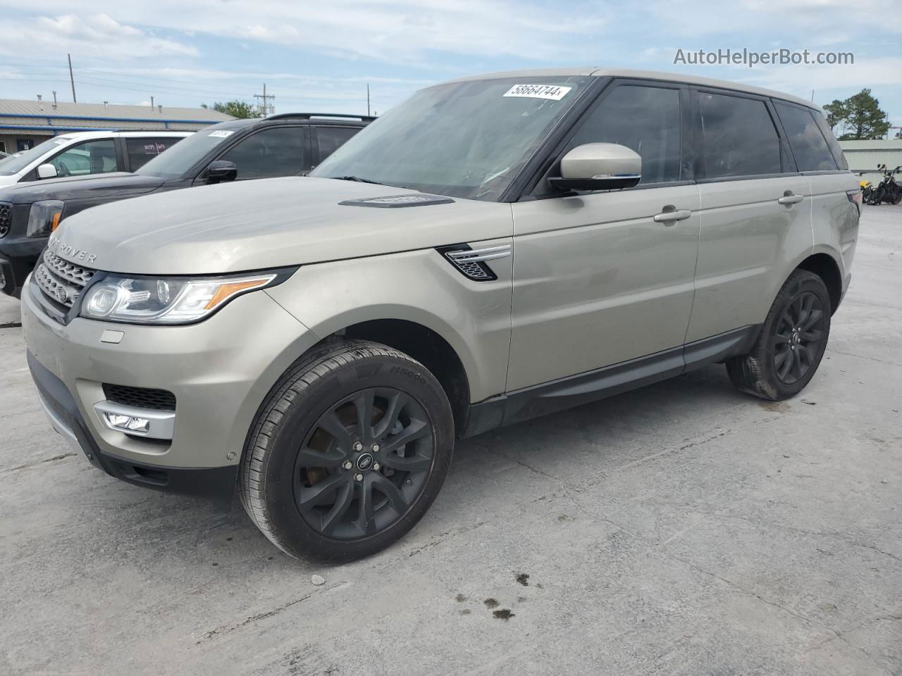 2014 Land Rover Range Rover Sport Hse Beige vin: SALWR2WF2EA365247