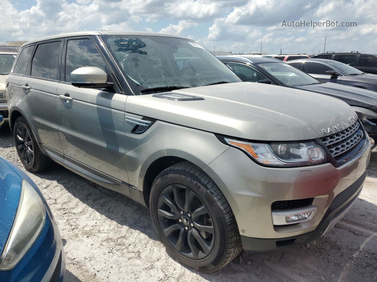 2014 Land Rover Range Rover Sport Hse Beige vin: SALWR2WF2EA365247