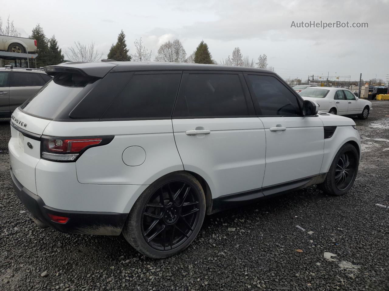 2014 Land Rover Range Rover Sport Hse White vin: SALWR2WF2EA365636