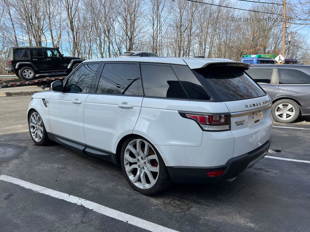 2014 Land Rover Range Rover Sport Hse White vin: SALWR2WF3EA336758