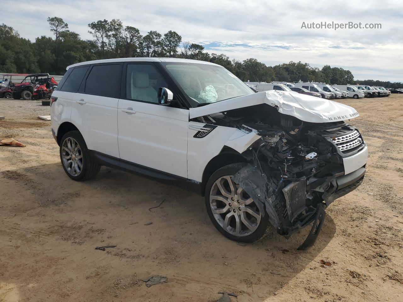 2014 Land Rover Range Rover Sport Hse White vin: SALWR2WF3EA339515