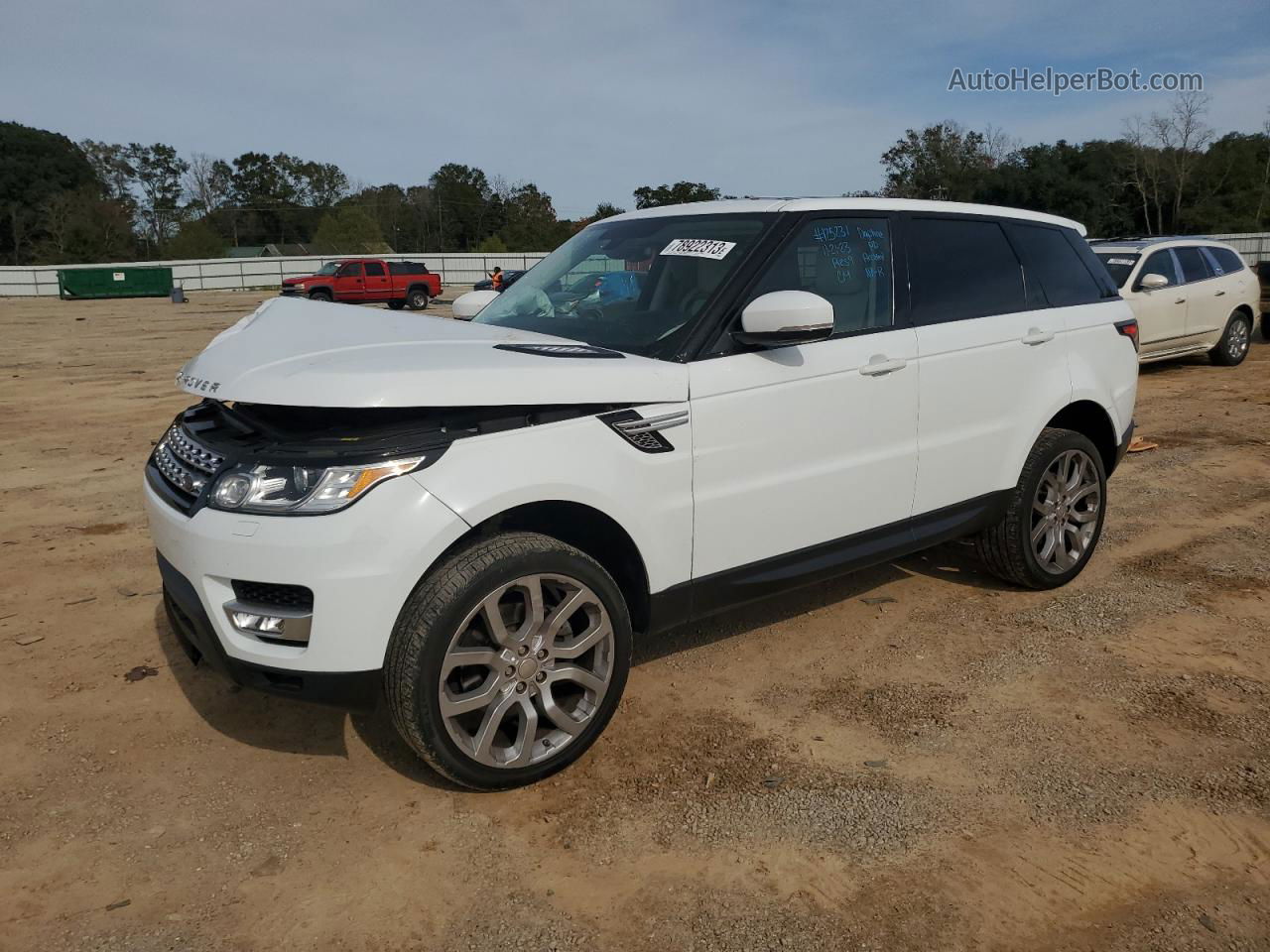 2014 Land Rover Range Rover Sport Hse White vin: SALWR2WF3EA339515