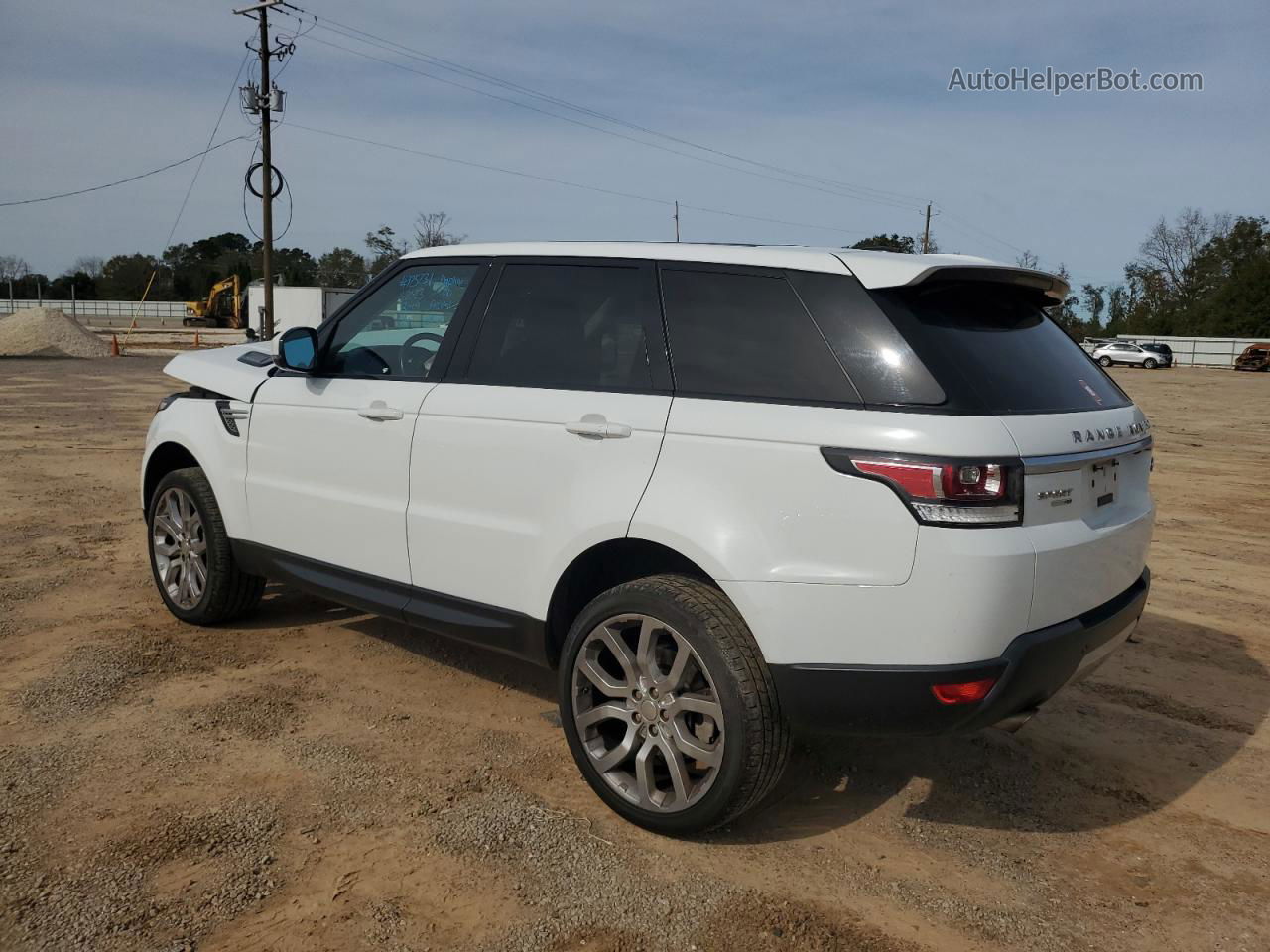 2014 Land Rover Range Rover Sport Hse White vin: SALWR2WF3EA339515