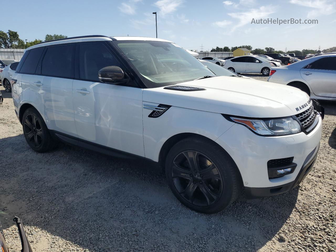 2014 Land Rover Range Rover Sport Hse White vin: SALWR2WF3EA354306