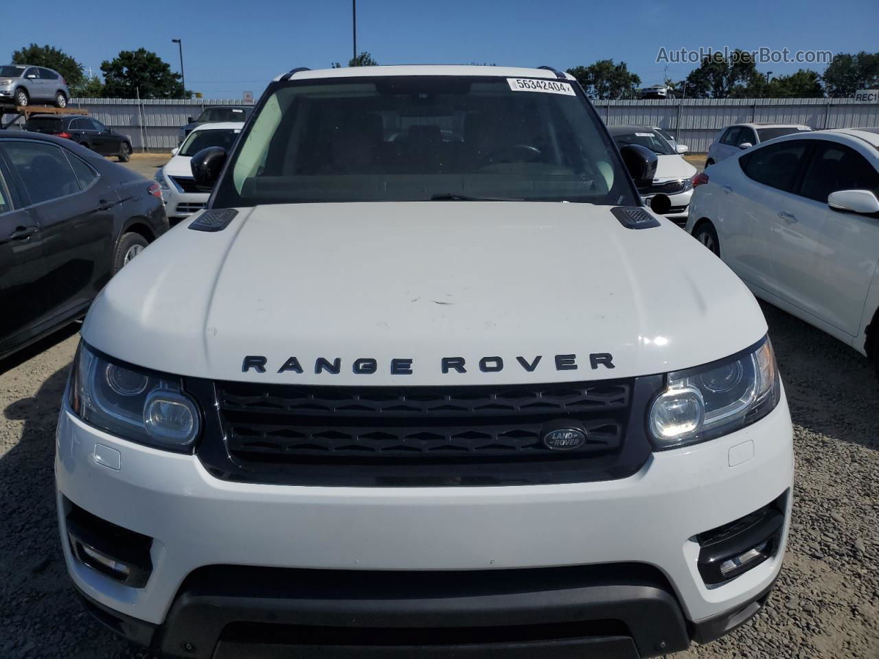 2014 Land Rover Range Rover Sport Hse White vin: SALWR2WF3EA354306