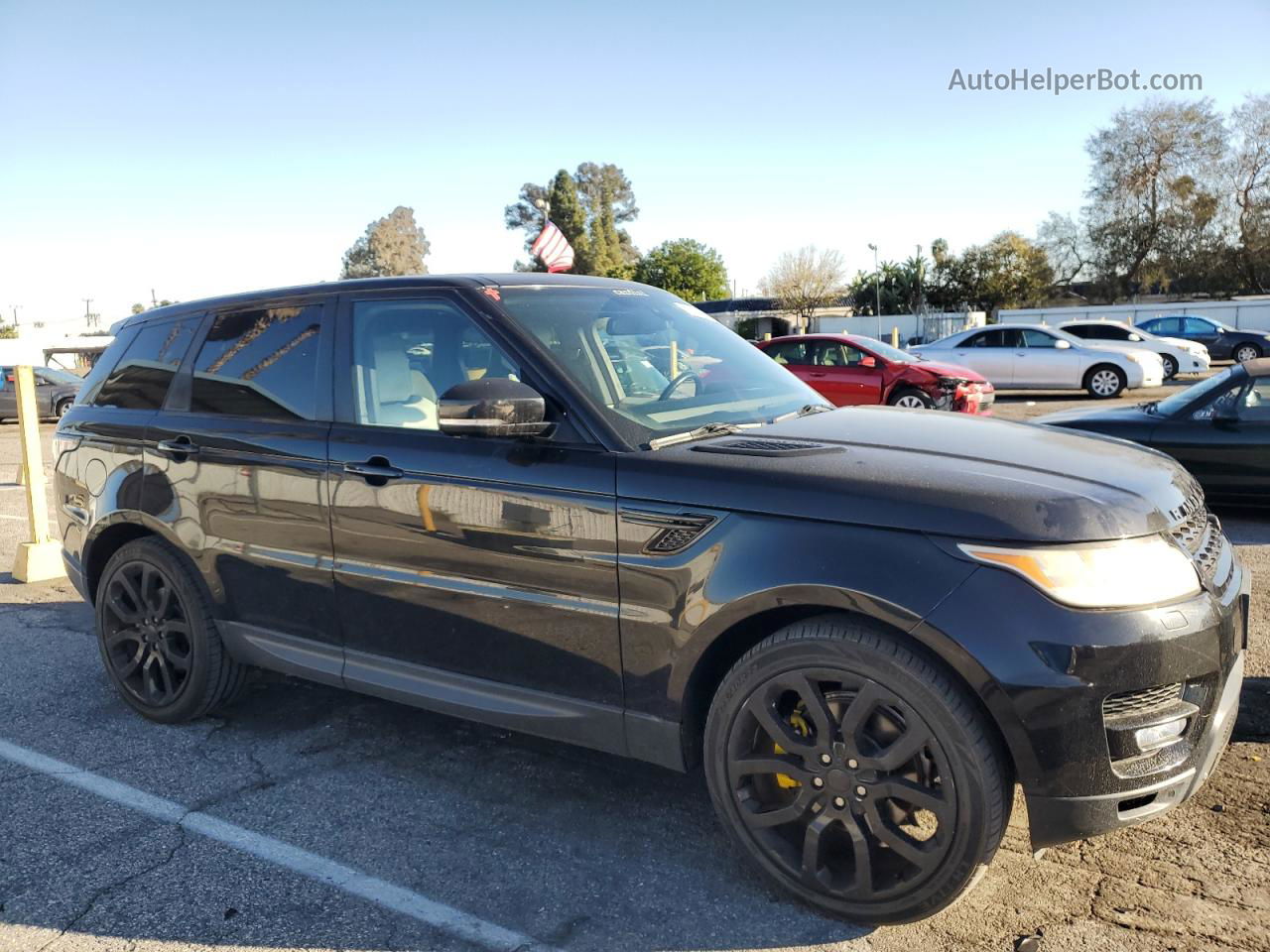 2014 Land Rover Range Rover Sport Hse Black vin: SALWR2WF3EA397804