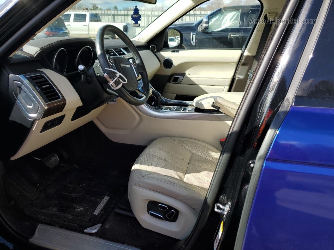 2014 Land Rover Range Rover Sport Hse Синий vin: SALWR2WF4EA316325