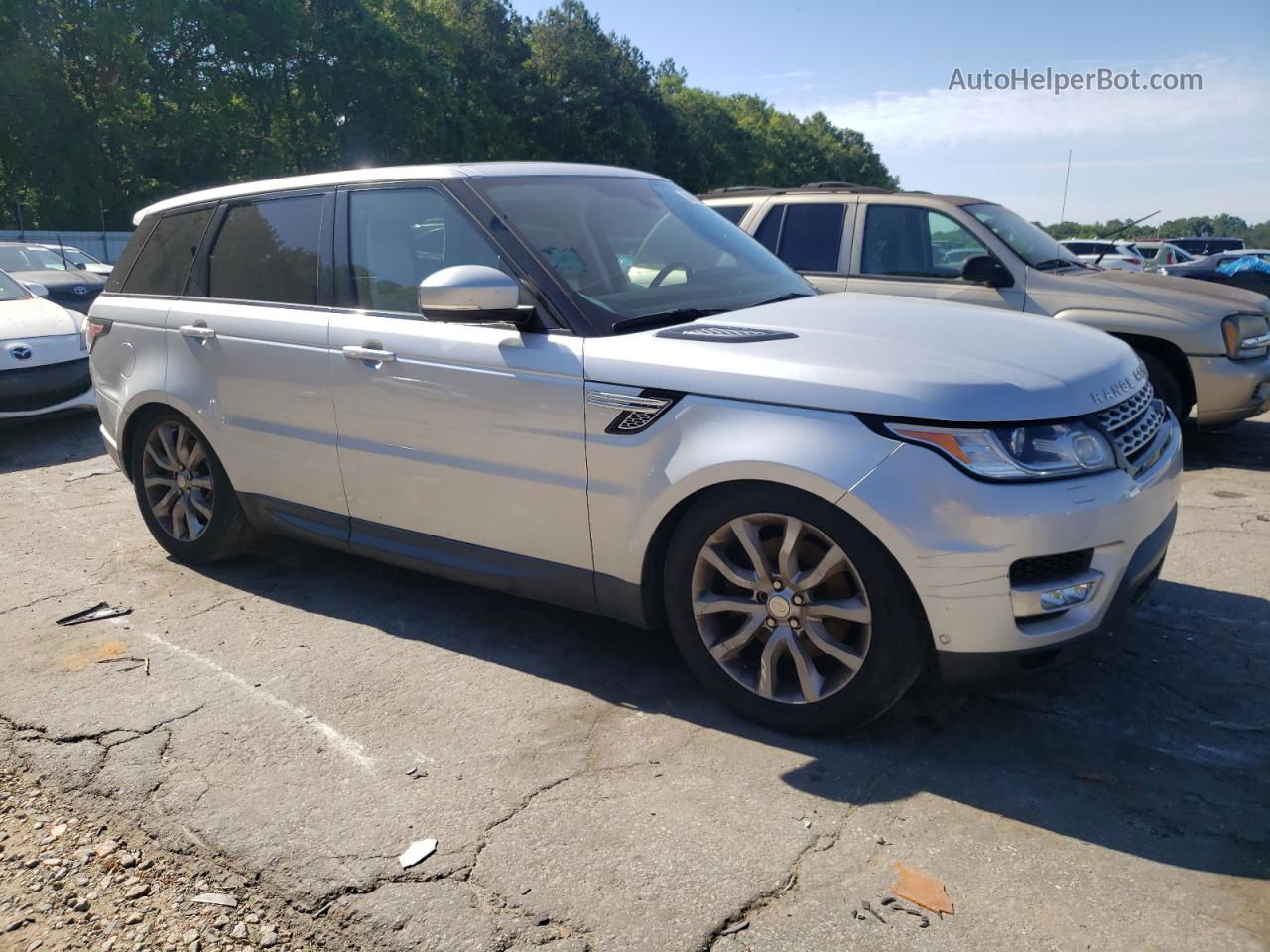 2014 Land Rover Range Rover Sport Hse Серебряный vin: SALWR2WF4EA373012