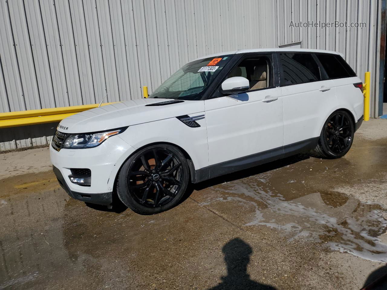 2014 Land Rover Range Rover Sport Hse White vin: SALWR2WF4EA381188