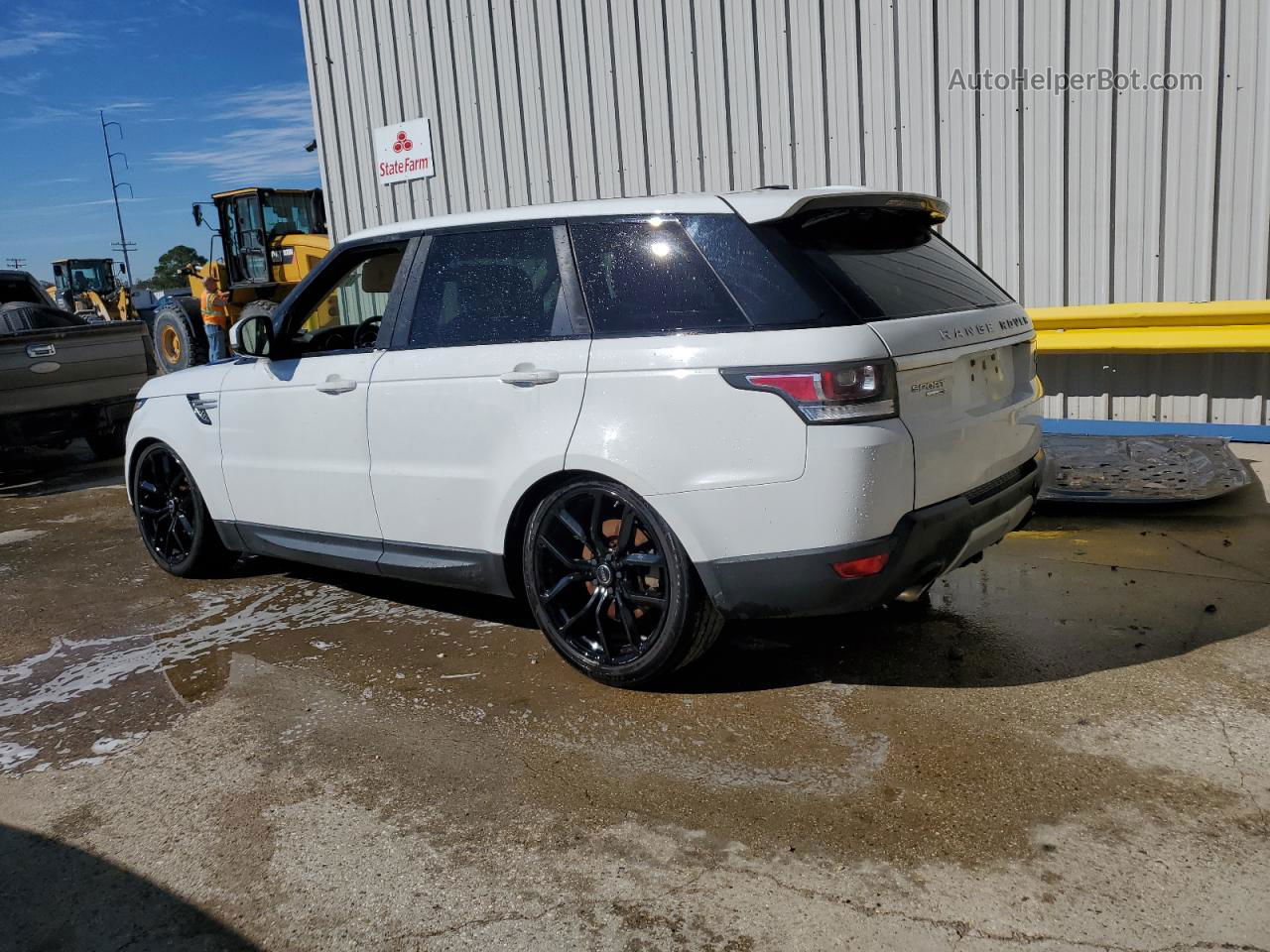 2014 Land Rover Range Rover Sport Hse White vin: SALWR2WF4EA381188