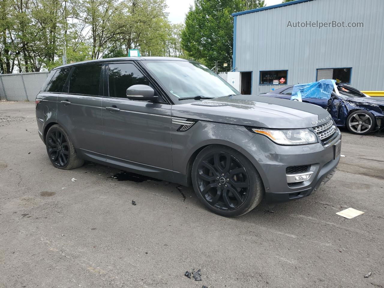 2014 Land Rover Range Rover Sport Hse Gray vin: SALWR2WF4EA393258