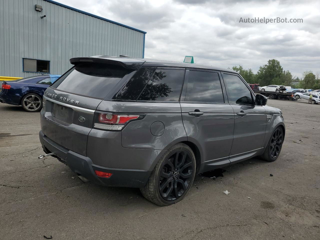 2014 Land Rover Range Rover Sport Hse Gray vin: SALWR2WF4EA393258