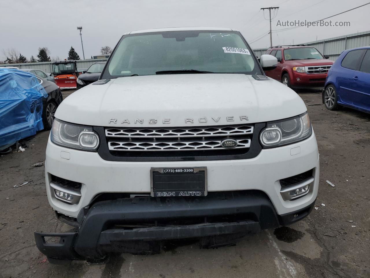 2014 Land Rover Range Rover Sport Hse Белый vin: SALWR2WF5EA326054