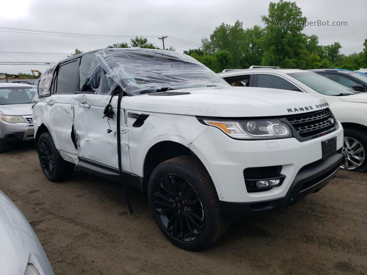 2014 Land Rover Range Rover Sport Hse White vin: SALWR2WF5EA326460