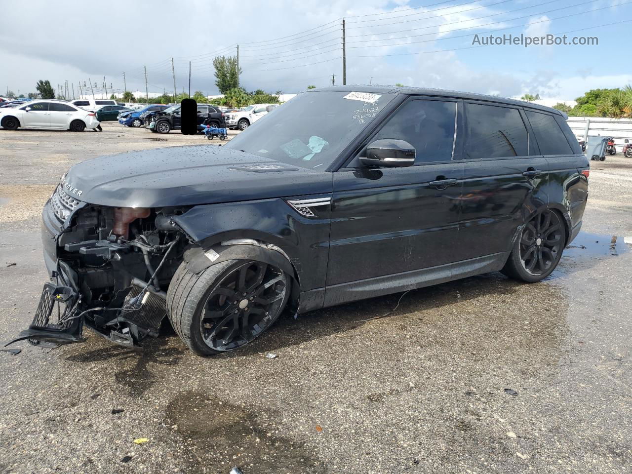 2014 Land Rover Range Rover Sport Hse Black vin: SALWR2WF5EA336518