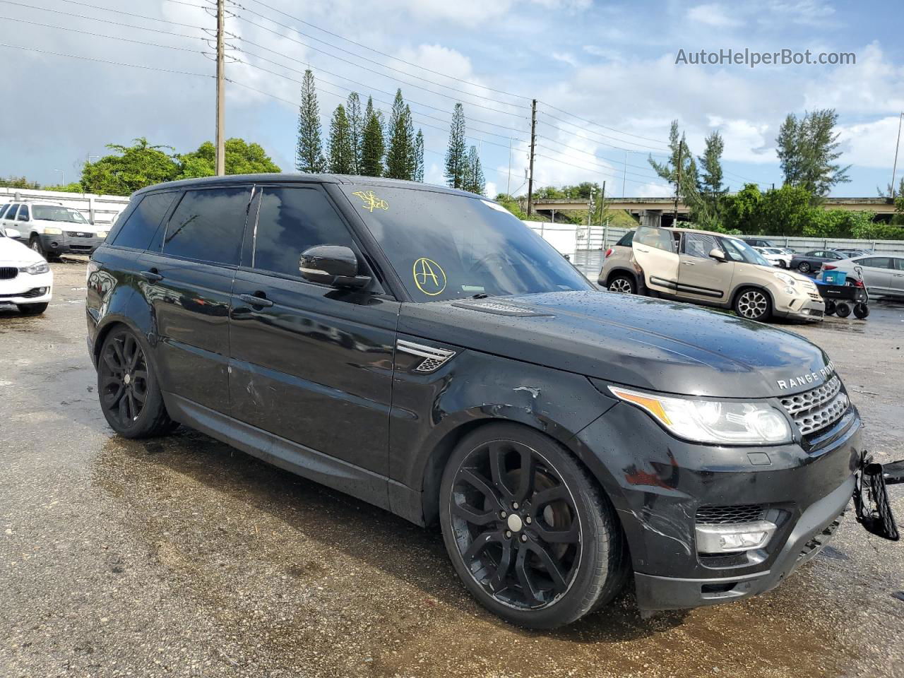 2014 Land Rover Range Rover Sport Hse Черный vin: SALWR2WF5EA336518