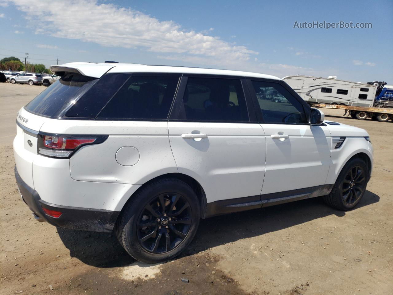 2014 Land Rover Range Rover Sport Hse White vin: SALWR2WF5EA502861