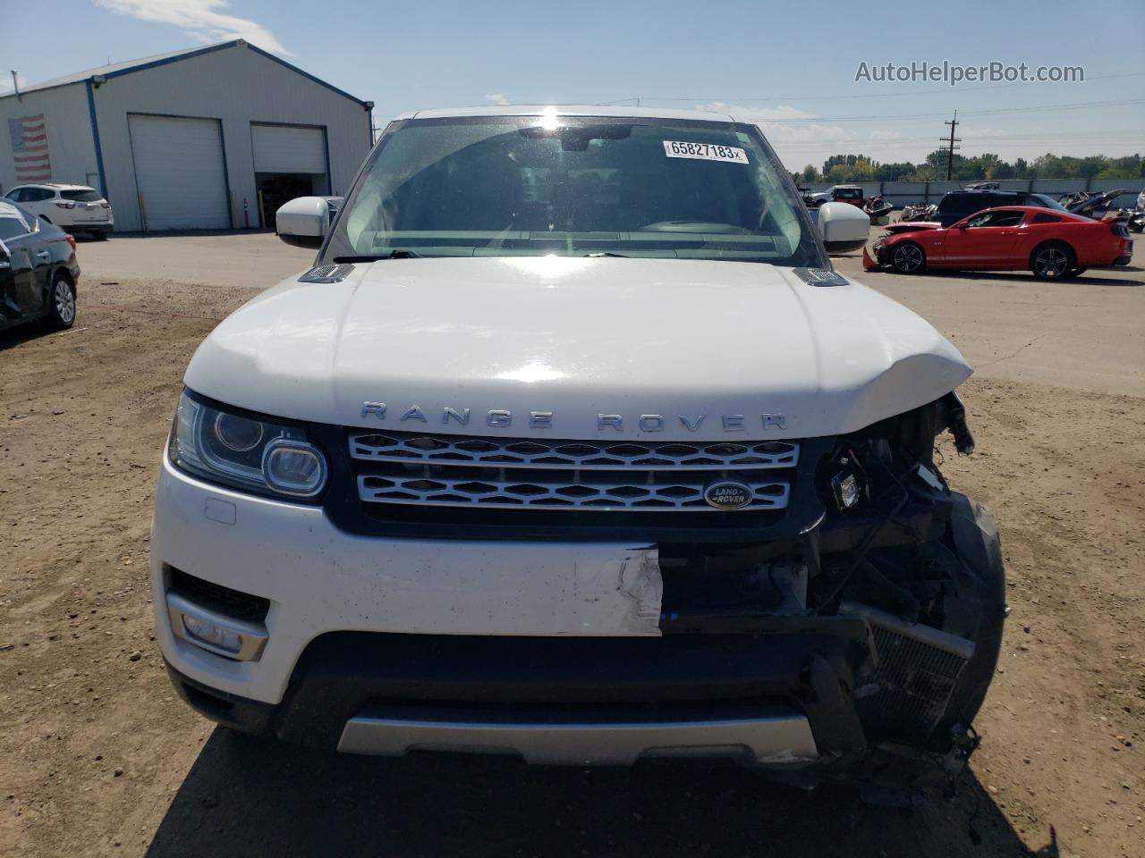 2014 Land Rover Range Rover Sport Hse White vin: SALWR2WF5EA502861